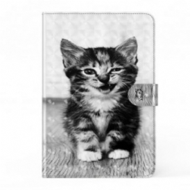 Custodia in pelle Samsung Galaxy Tab A7 (2020) Gattino Punto Luce