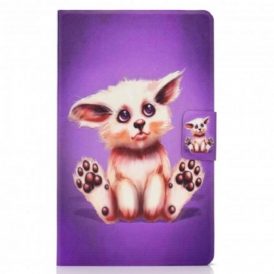 Custodia in pelle Samsung Galaxy Tab A7 (2020) Gatto Divertente