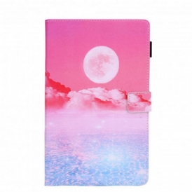Custodia in pelle Samsung Galaxy Tab A7 (2020) Paesaggio Da Sogno