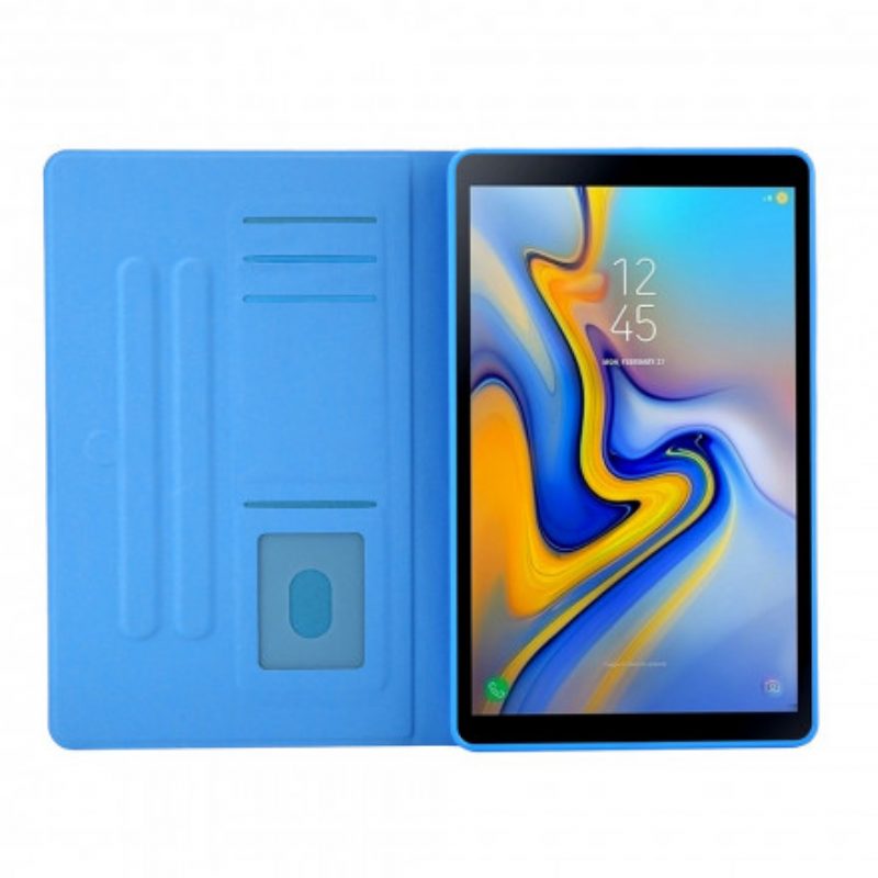 Custodia in pelle Samsung Galaxy Tab A7 (2020) Pittura