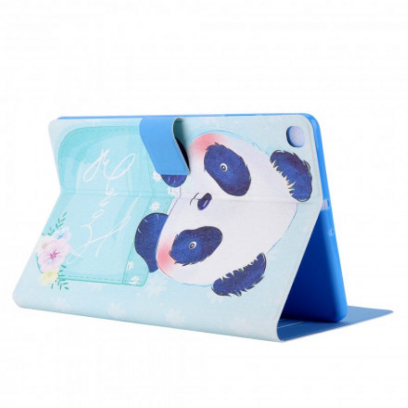 Custodia in pelle Samsung Galaxy Tab A7 (2020) Simpatico Panda