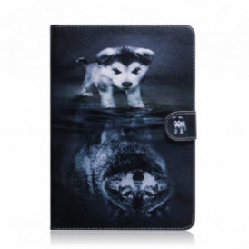 Custodia in pelle Samsung Galaxy Tab A7 (2020) Sogno Da Cucciolo