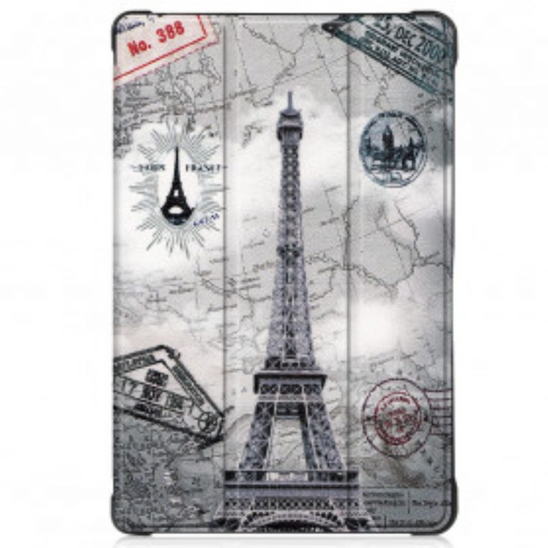 Custodia Samsung Galaxy Tab A7 (2020) Torre Eiffel Rinforzata