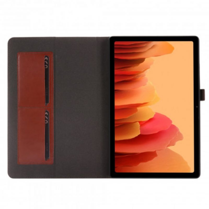 Folio Cover Samsung Galaxy Tab A7 (2020) 2 Persiane In Ecopelle