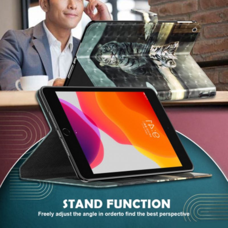 Folio Cover Samsung Galaxy Tab A7 (2020) Il Sogno Del Gatto Del Punto Luminoso