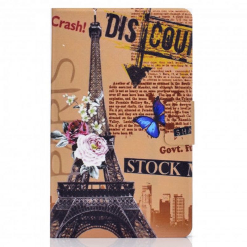 Folio Cover Samsung Galaxy Tab A7 (2020) Torre Eiffel