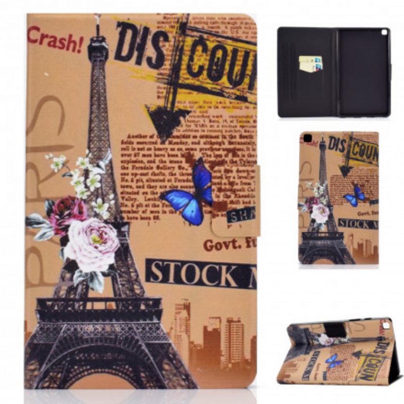 Folio Cover Samsung Galaxy Tab A7 (2020) Torre Eiffel