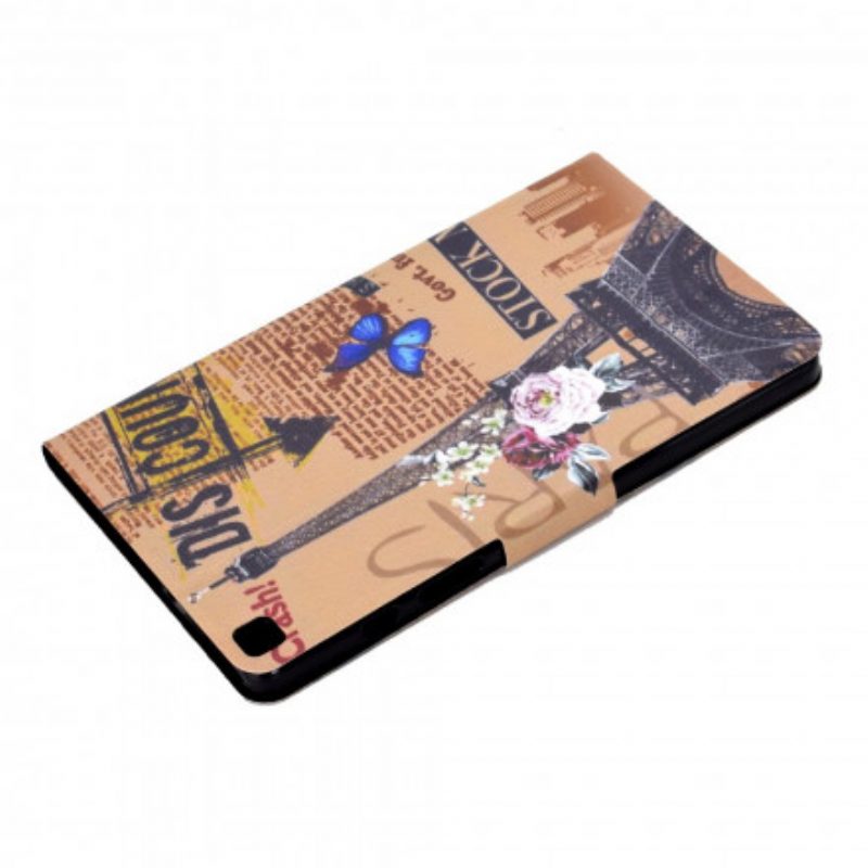 Folio Cover Samsung Galaxy Tab A7 (2020) Torre Eiffel