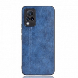 Cover Vivo V21 5G Effetto Pelle Couture