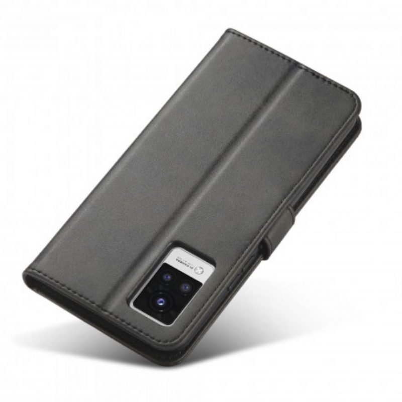 Folio Cover Vivo V21 5G Lc.imeeke Effetto Pelle