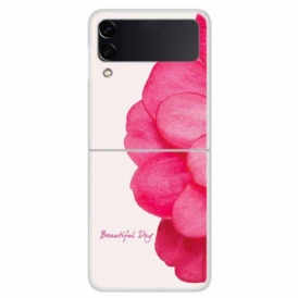 Folio Cover Samsung Galaxy Z Flip 4 Custodia in pelle Bella Giornata