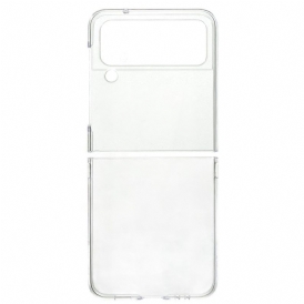 Folio Cover Samsung Galaxy Z Flip 4 Custodia in pelle Liscio Classico