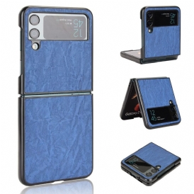 Folio Cover Samsung Galaxy Z Flip 4 Custodia in pelle Morbidezza Effetto Pelle