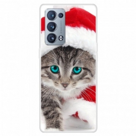 Cover Oppo Reno 6 Pro 5G Gattino Di Natale