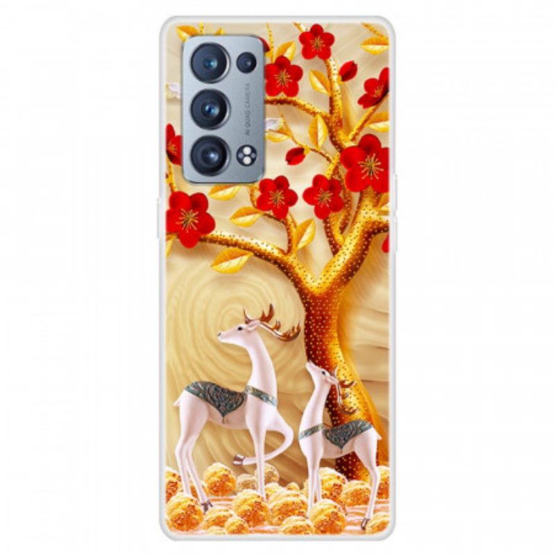 Cover Oppo Reno 6 Pro 5G Modello Di Cervo