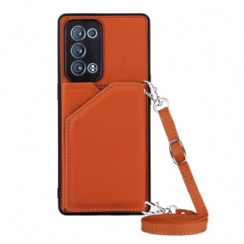 Cover Oppo Reno 6 Pro 5G Portacarte E Tracolla