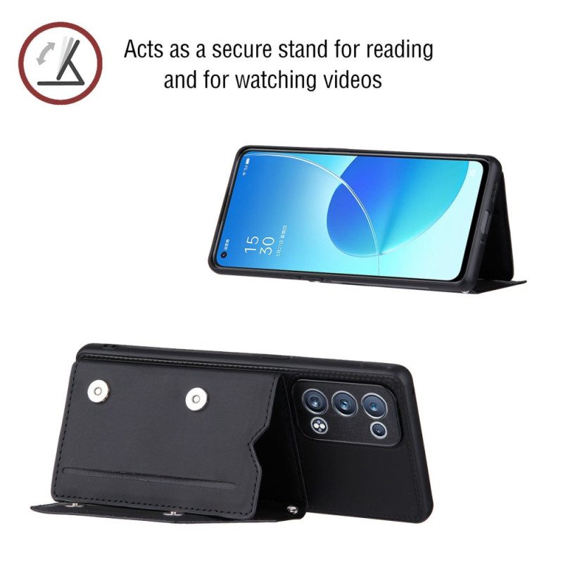 Cover Oppo Reno 6 Pro 5G Portacarte E Tracolla