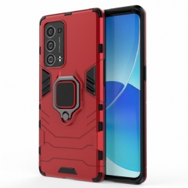 Cover Oppo Reno 6 Pro 5G Supporto Per Anello Girevole