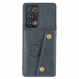 Cover Oppo Reno 6 Pro 5G Titolare Della Carta Volantino