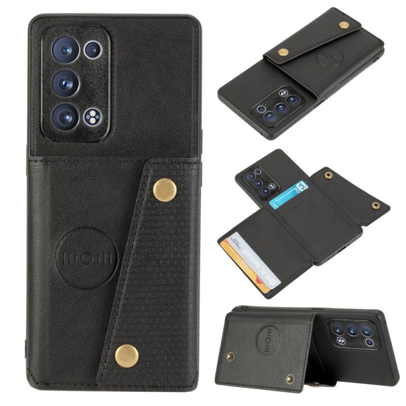 Cover Oppo Reno 6 Pro 5G Titolare Della Carta Volantino