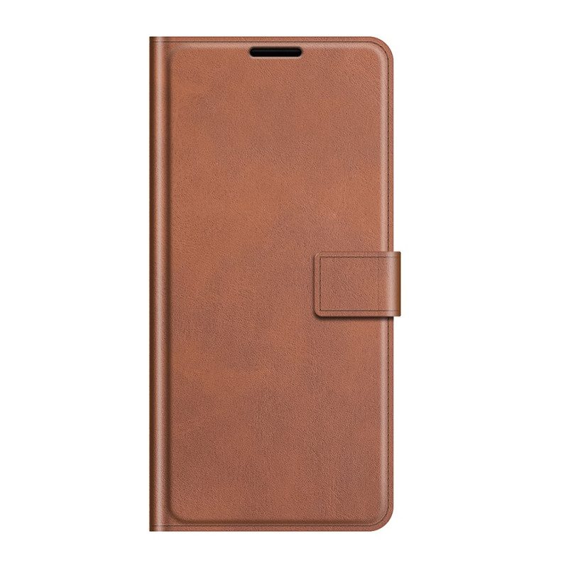 Custodia in pelle Oppo Reno 6 Pro 5G Morbidezza Al Tatto
