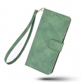 Folio Cover Oppo Reno 6 Pro 5G Cinturino In Ecopelle Colorata