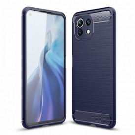 Cover Xiaomi Redmi Note 10 5G Fibra Di Carbonio Spazzolata