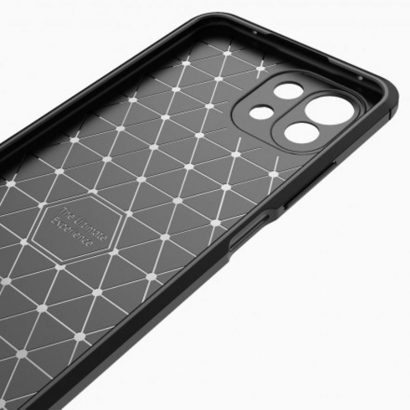 Cover Xiaomi Redmi Note 10 5G Fibra Di Carbonio Spazzolata