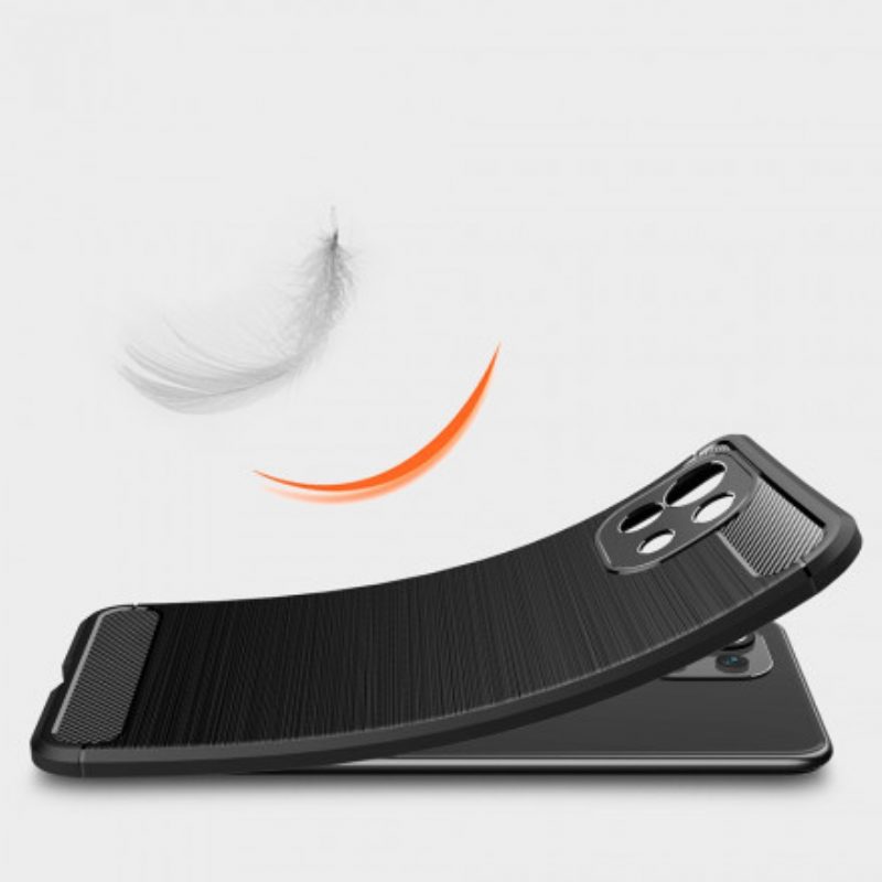 Cover Xiaomi Redmi Note 10 5G Fibra Di Carbonio Spazzolata