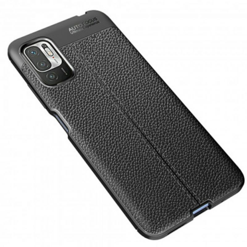Cover Xiaomi Redmi Note 10 5G Linea Litchi Double Effetto Pelle