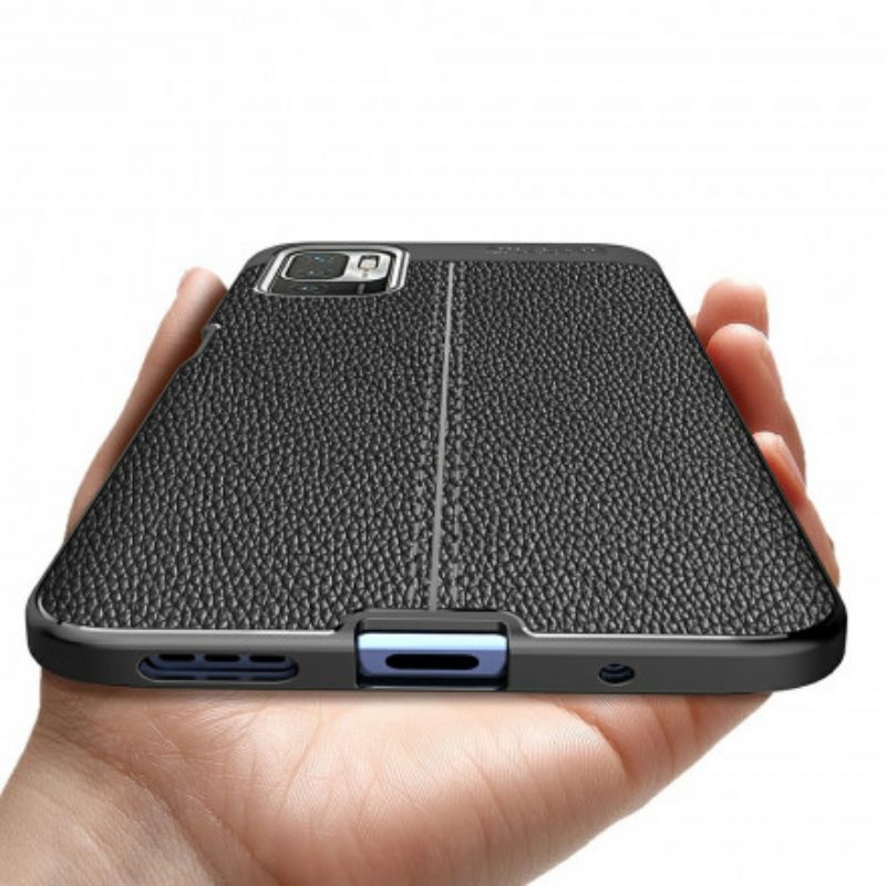 Cover Xiaomi Redmi Note 10 5G Linea Litchi Double Effetto Pelle
