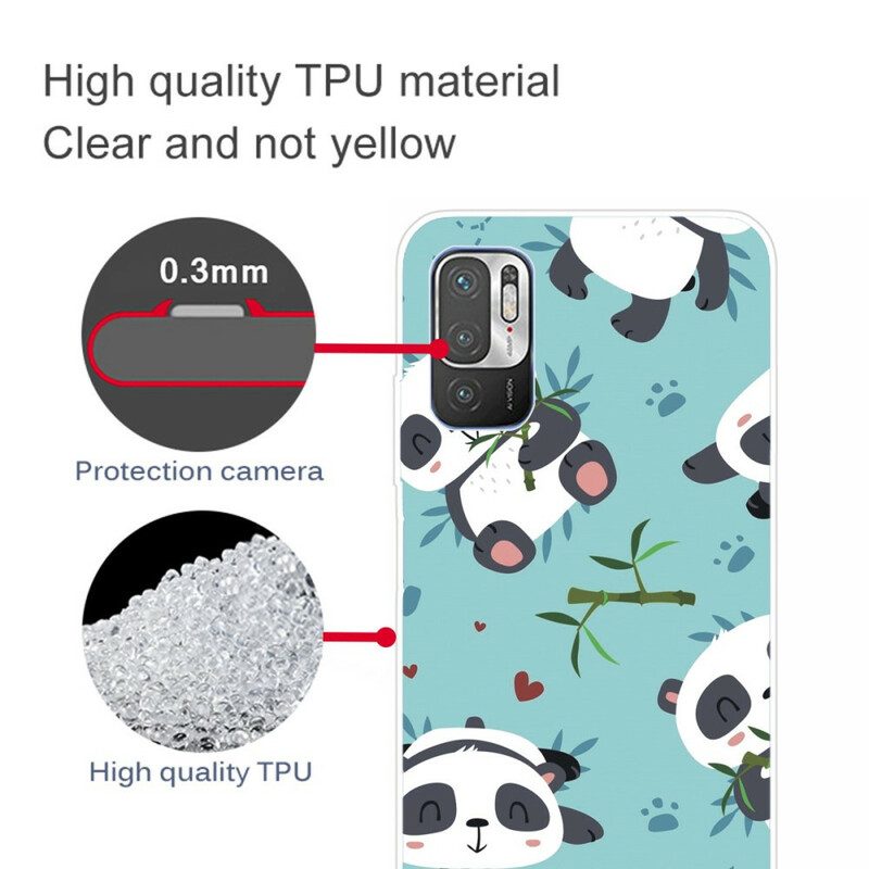 Cover Xiaomi Redmi Note 10 5G Mazzo Di Panda