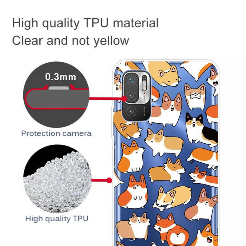 Cover Xiaomi Redmi Note 10 5G Più Cani
