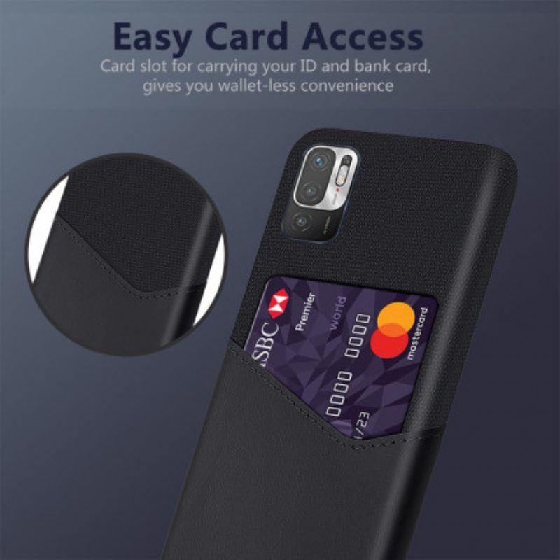 Cover Xiaomi Redmi Note 10 5G Titolare Della Carta Ksq