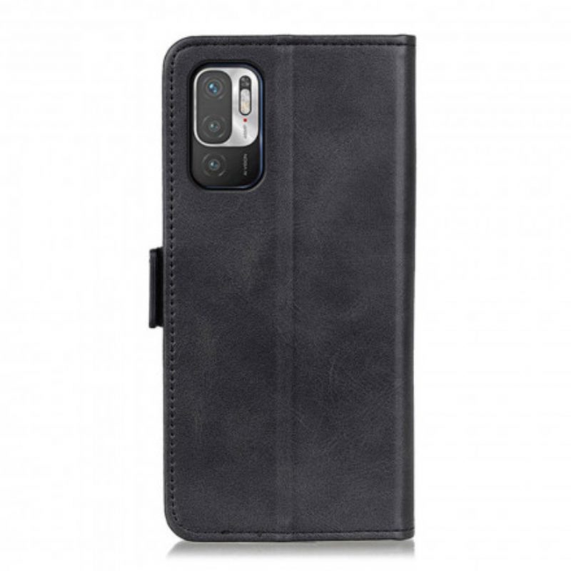 Custodia A Portafoglio Xiaomi Redmi Note 10 5G Folio Cover Doppio Lembo