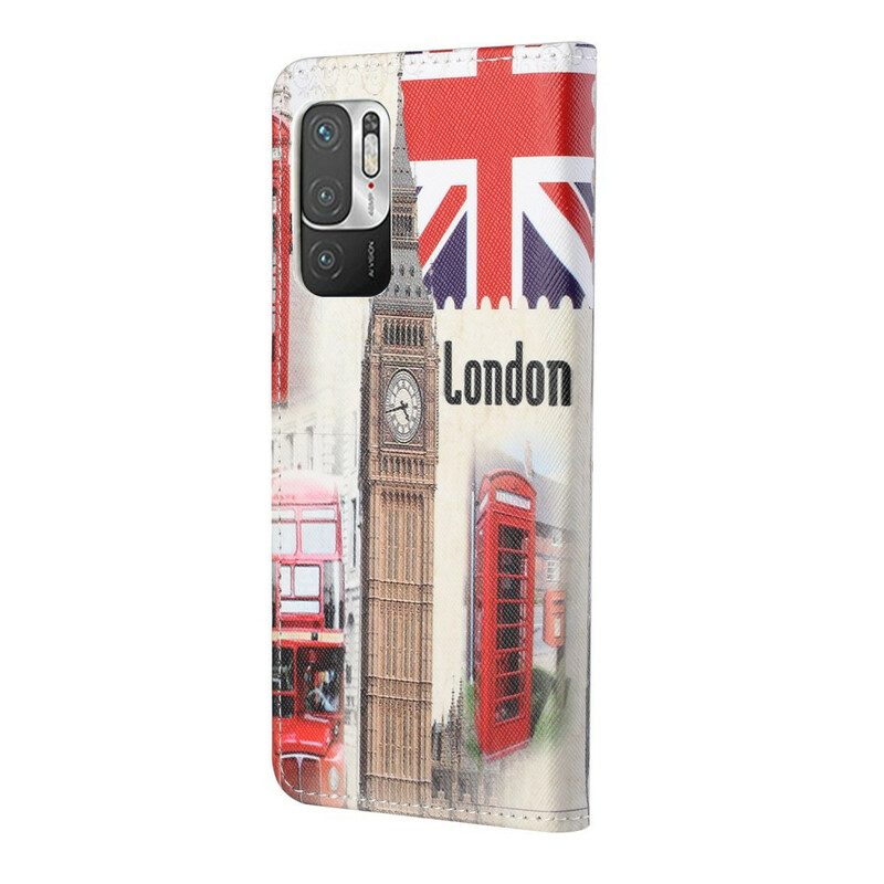 Custodia A Portafoglio Xiaomi Redmi Note 10 5G Vita Londinese