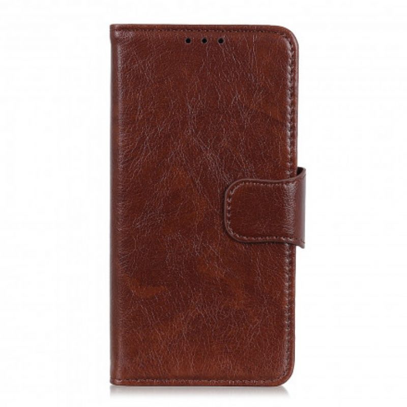 Custodia in pelle Xiaomi Redmi Note 10 5G Crosta Di Nappa