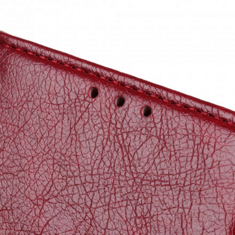 Custodia in pelle Xiaomi Redmi Note 10 5G Crosta Di Nappa
