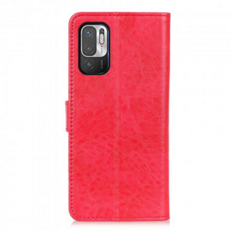 Custodia in pelle Xiaomi Redmi Note 10 5G Ecopelle Testurizzata