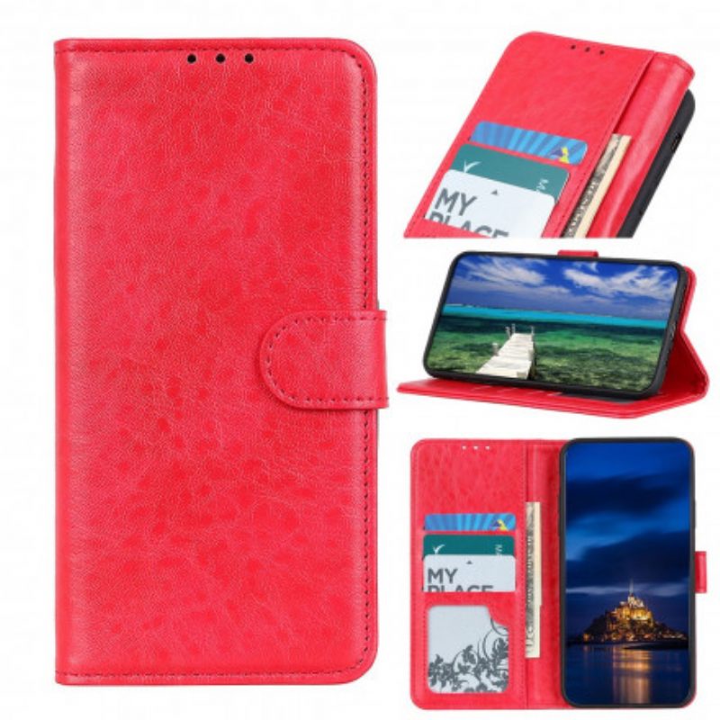 Custodia in pelle Xiaomi Redmi Note 10 5G Ecopelle Testurizzata