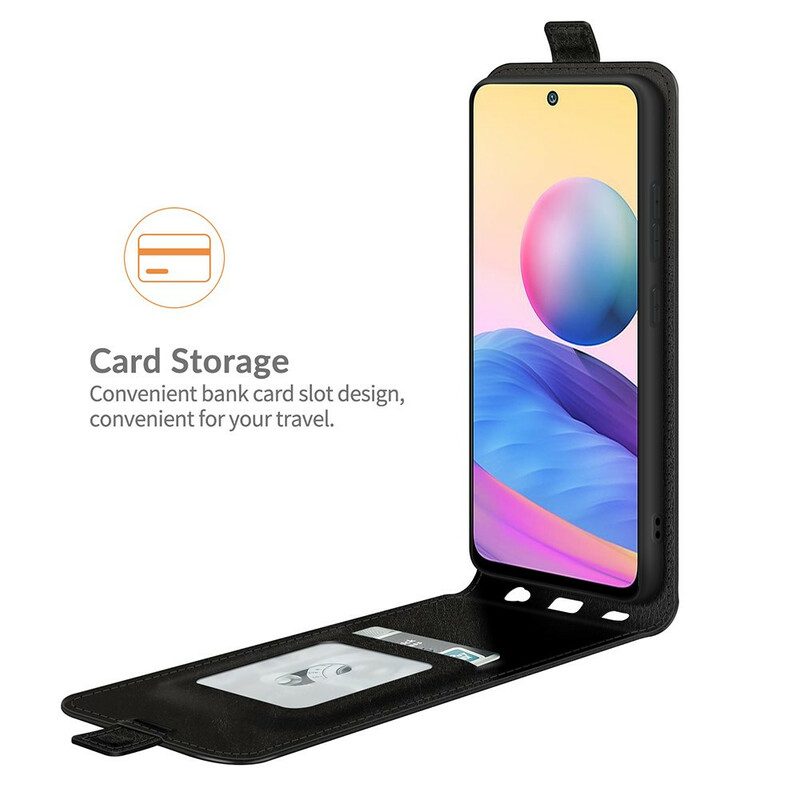Custodia in pelle Xiaomi Redmi Note 10 5G Folio Cover Aletta Verticale