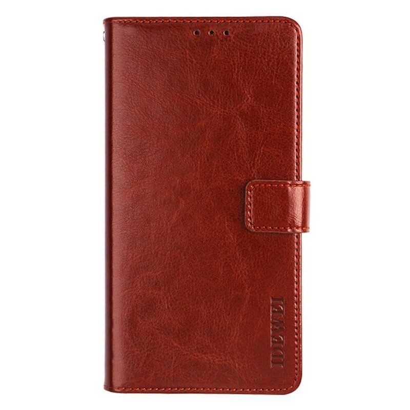 Custodia in pelle Xiaomi Redmi Note 10 5G Idewei