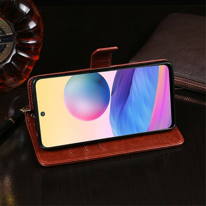 Custodia in pelle Xiaomi Redmi Note 10 5G Idewei
