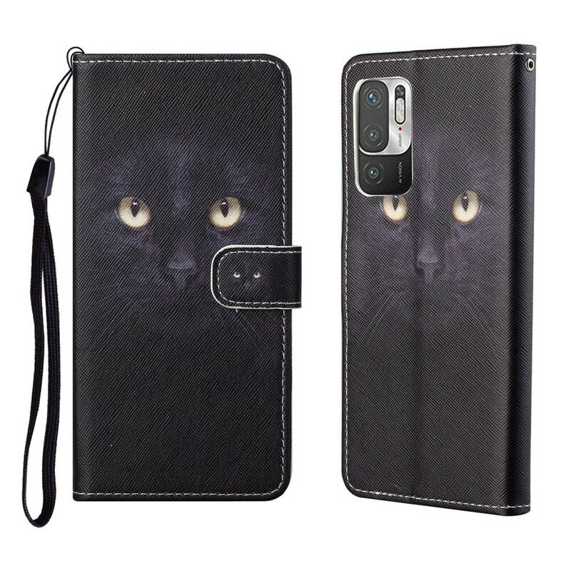 Custodia in pelle Xiaomi Redmi Note 10 5G Leopardo Con Spalline