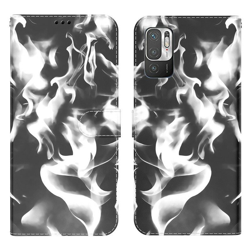 Custodia in pelle Xiaomi Redmi Note 10 5G Modello Astratto