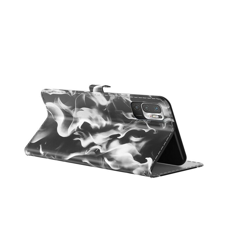 Custodia in pelle Xiaomi Redmi Note 10 5G Modello Astratto