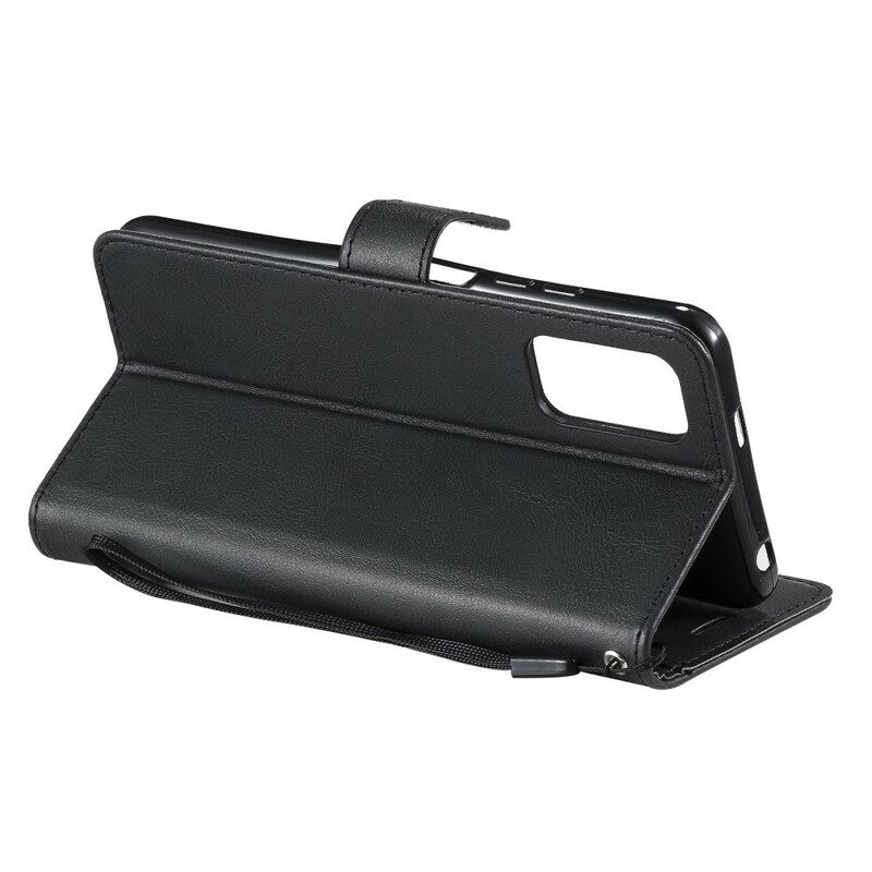 Custodia in pelle Xiaomi Redmi Note 10 5G Monocromo