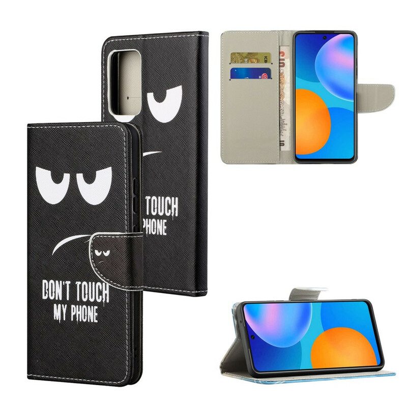Custodia in pelle Xiaomi Redmi Note 10 5G Non Toccare Il Mio Telefono