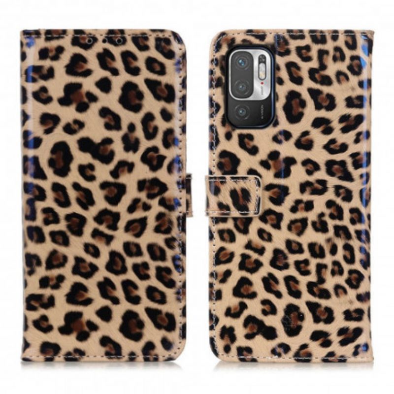 Folio Cover Xiaomi Redmi Note 10 5G Leopardo