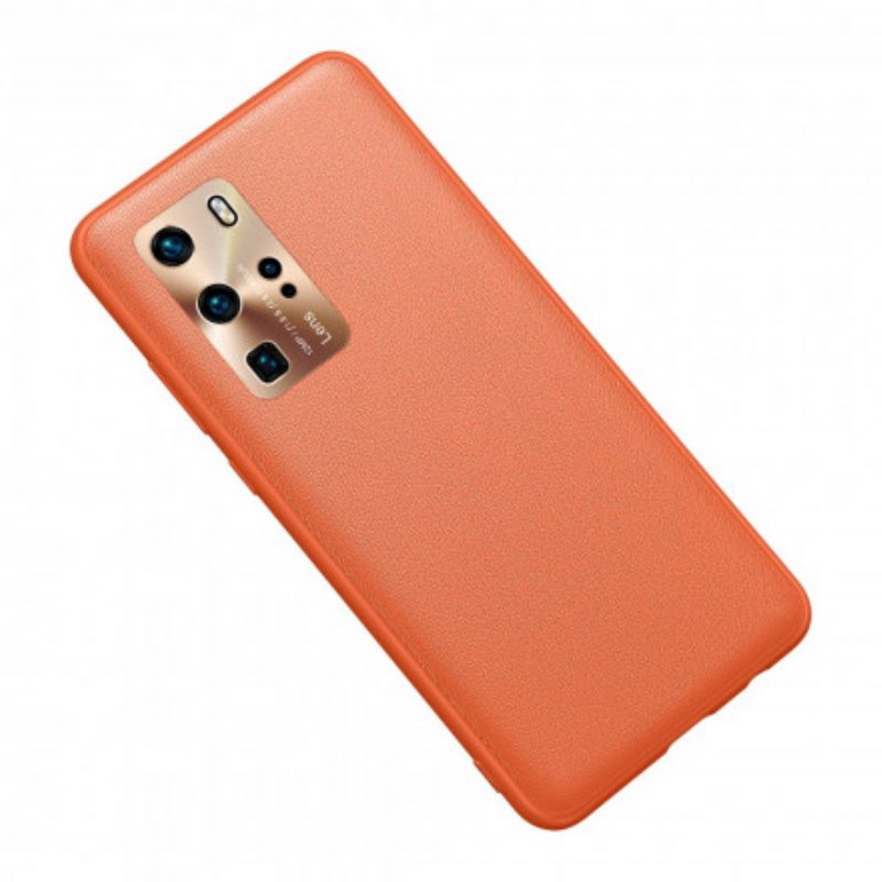 Cover Huawei P40 Pro Colore Pelle Stile